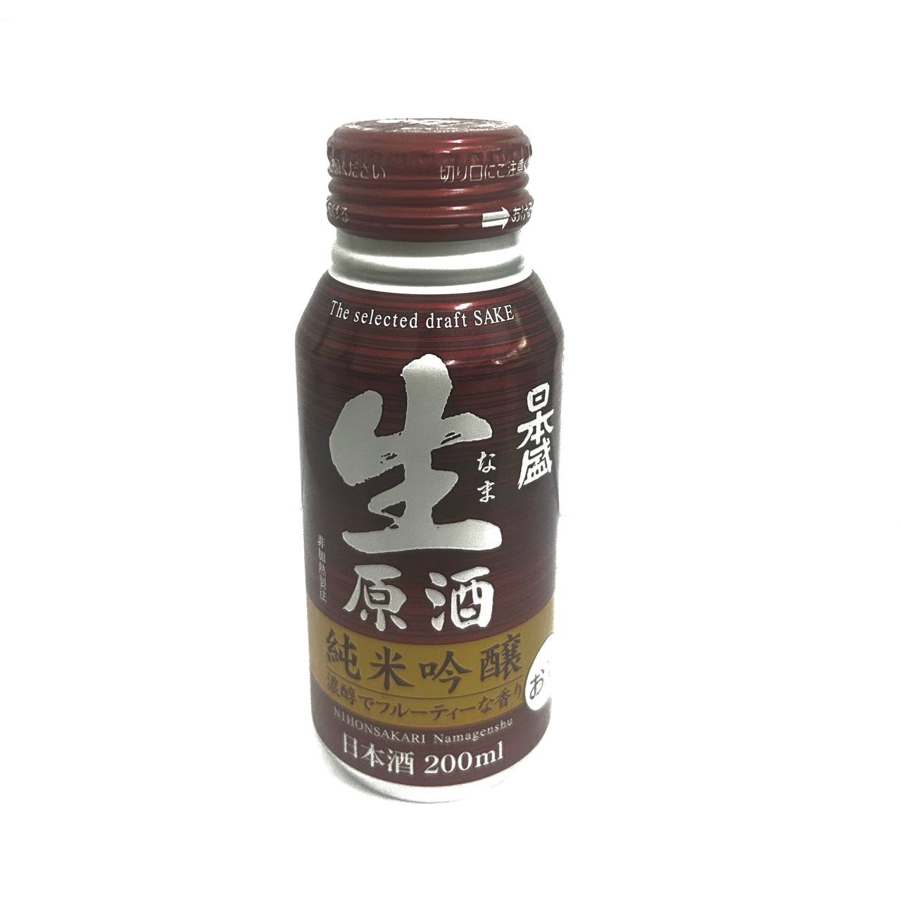 photo_6062355091907349490_y 日本盛 生原酒 純米吟醸ボトル缶 200ml - 画像 (1)